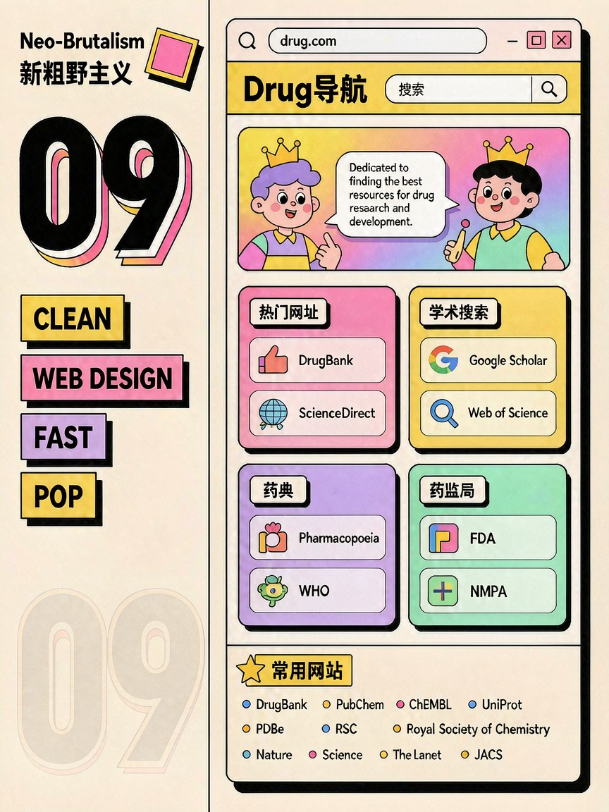 新粗野主义 网页效果图