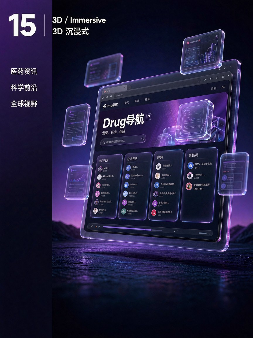3D 沉浸式 网页效果图