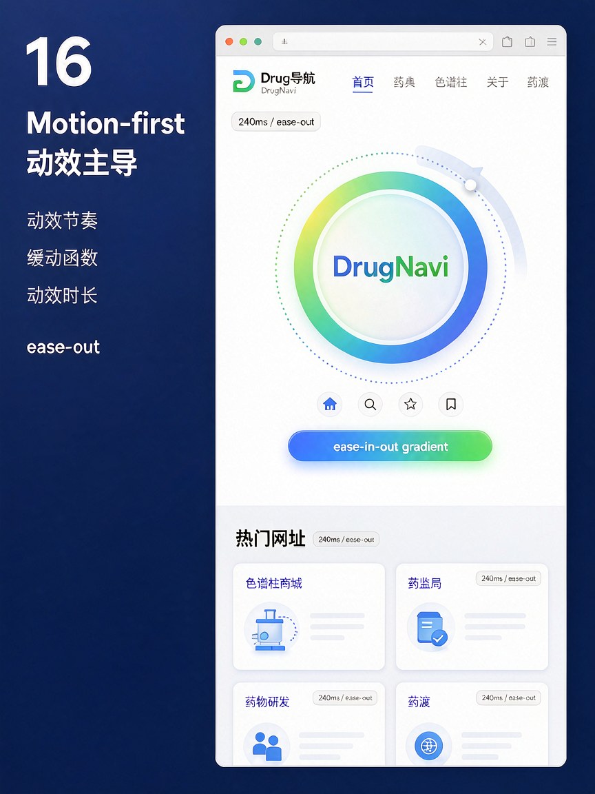 动效主导 网页效果图