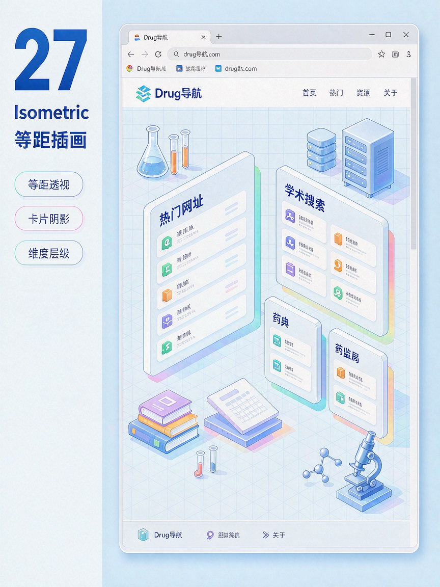 等距插画 网页效果图